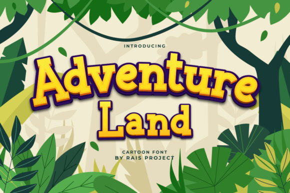 Adventure Land: A Font That Brings Playful Energy to Your Designs