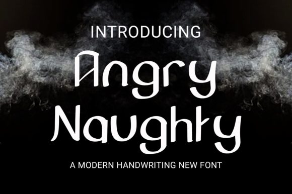 Angry Naughty: The Display Font With Attitude