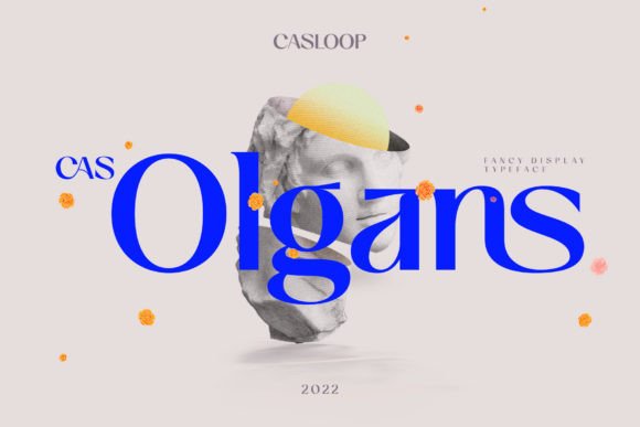 Cas Olgans: The Semi-Serif Font for Modern, Renaissance-Inspired Design