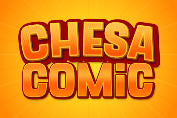 Chesa Comic: Making a Bold Statement with This Striking Typeface