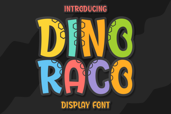 Dino Raco: The Playful Typeface for Unforgettable Designs