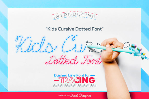 Discover Kids Cursive Dotted: A Playful Font for Creative Projects
