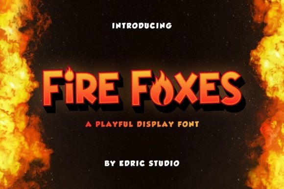 Fire Foxes: A Display Font That Brings Playful Energy to Your Designs