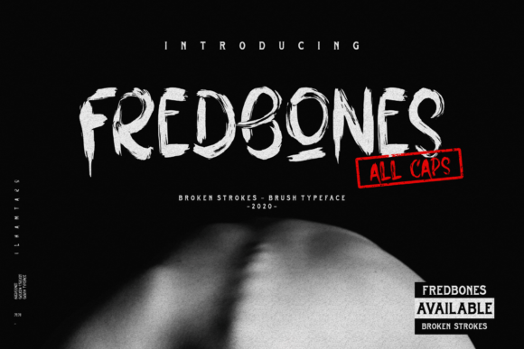 Fredbones: A Brush Font with a Bold, Unapologetic Attitude