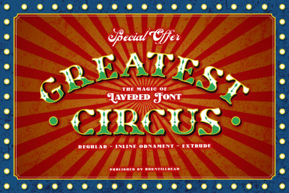 Greatest Circus: Capture Classic American Fun in Your Designs