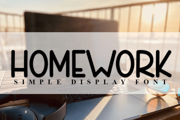 Homework Font: A Modern Handwritten Typeface for Every Creator
