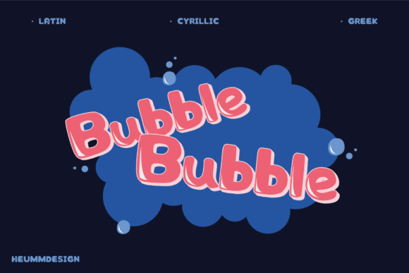 Hu Bubble: The Playful Typeface That Brings Retro Joy to Your Designs