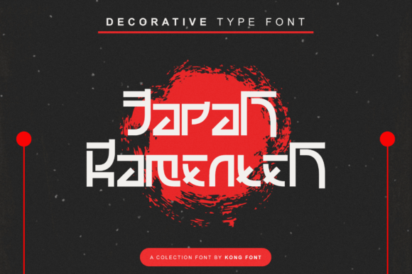Japan Ramenten: A Playful Font for Standout Branding