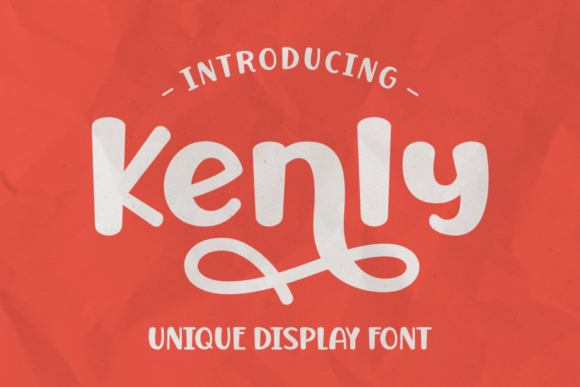 Kenly: A Friendly Display Font with Captivating Swashes