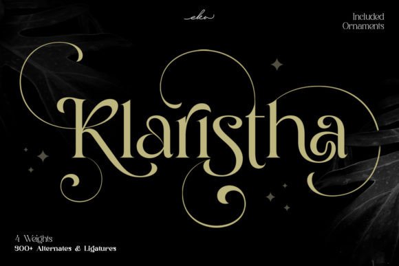 Klaristha: A Sophisticated Font for Modern Luxury Branding