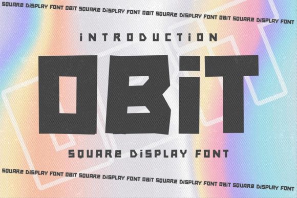 Obit: The Futuristic Display Font for Bold Visual Statements