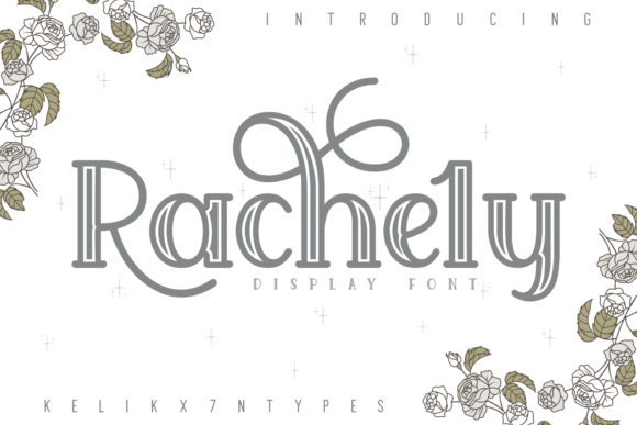 Rachely: A Playful Display Font for Modern Branding