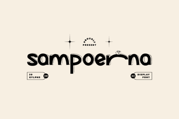 Sampoerna: A Display Font That Brings Whimsy to Your Work