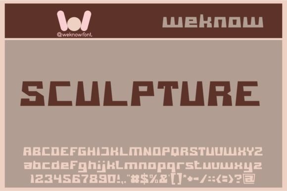 Sculpture: The Bold Display Font for Modern Design