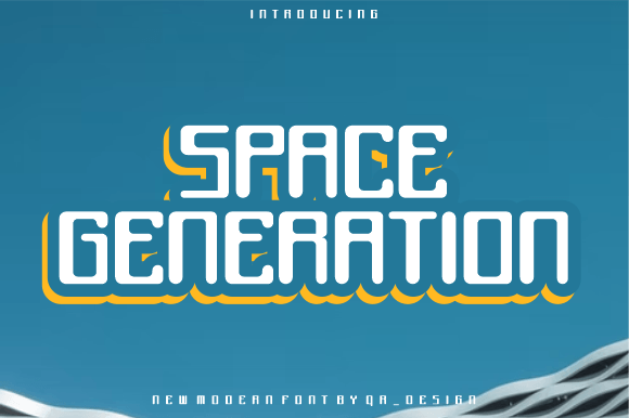 Space Generation: A Bold Font for Modern Brands