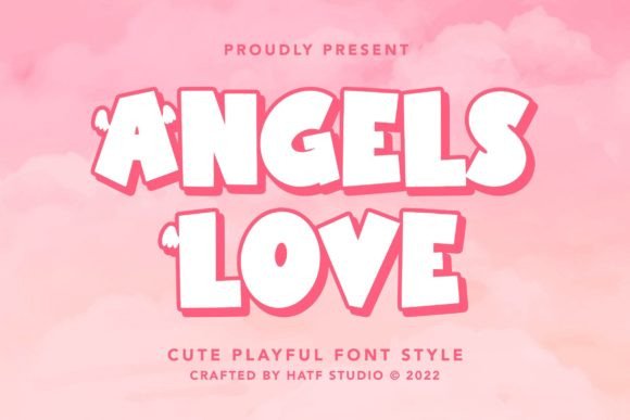 The Handwritten Charm of Angels Love for Your Projects