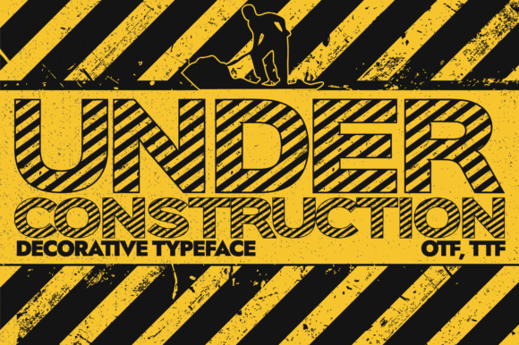 Under Construction: Building Bold Visuals with a Playful Typeface