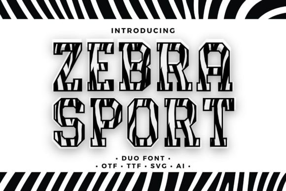Zebra Sport: A Typeface That Brings a Wild Edge to Your Brand