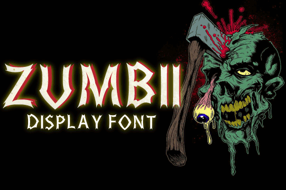 Zumbii: The Playful Halloween Font That Bites Back
